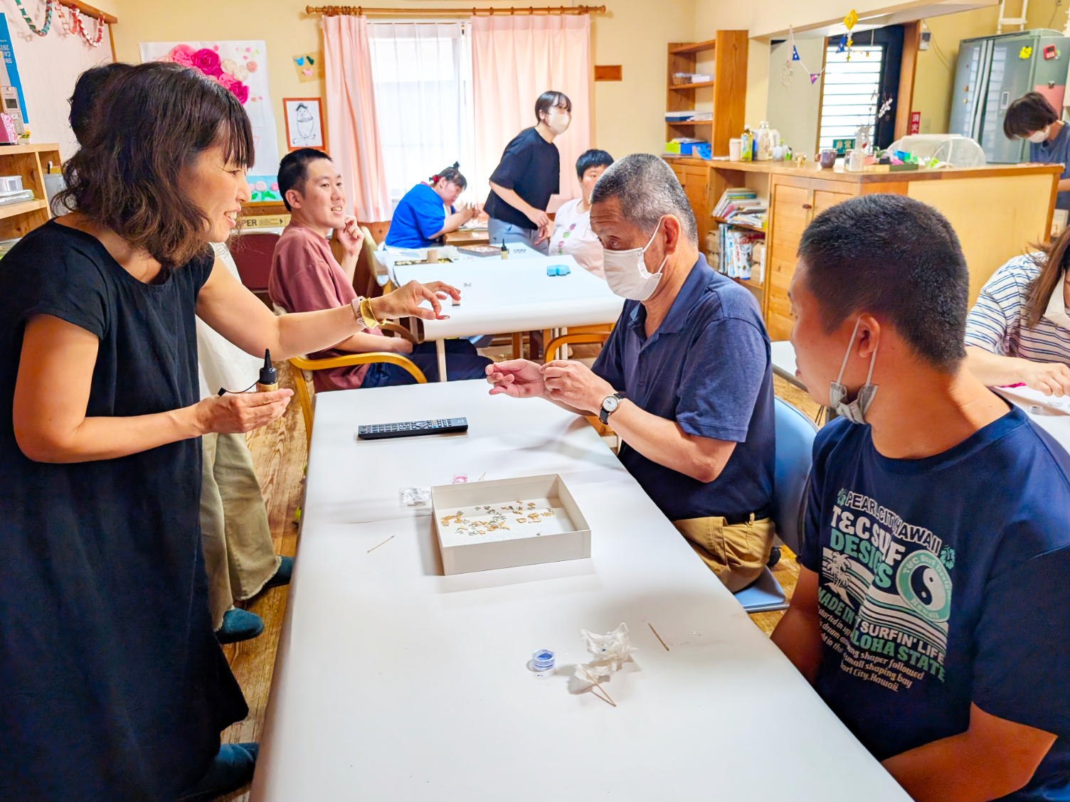 親子レジン会