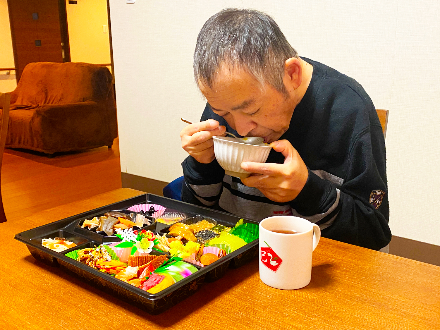 元旦朝食おせち